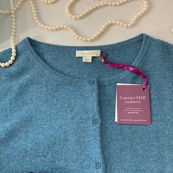 Garnet Hill 100% Pure Cashmere Sweater - Brand New with Tags! - Picture 2 of 16